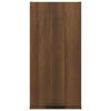vidaXL Wall-mounted Bathroom Cabinet Brown Oak 32x20x67 cm