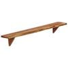 vidaXL Wall Shelves 2 pcs 110x20x18 cm Solid Wood Acacia