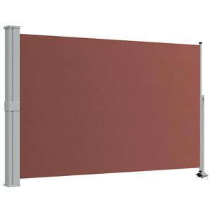 vidaXL Patio Retractable Side Awning 160x300 cm Brown