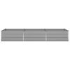 vidaXL Planter Light Grey 290 x 100 x 45 cm Galvanised Steel