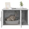 vidaXL Cat House Concerte 85 x 55 x 50 cm Engineered Wood
