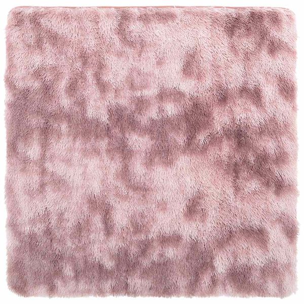 vidaXL Shaggy Rug High Pile NAVARRA Dusty Pink 240x240 cm Polyester