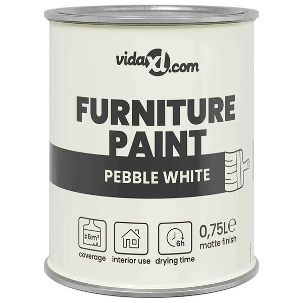 vidaXL Furniture Paint White 10 x 10 x 12.2 cm Wall Print
