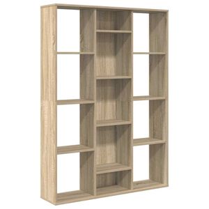 vidaXL Room Divider/Book Cabinet Sonoma Oak 100x24x140 cm