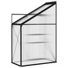 vidaXL Greenhouse Anthracite Aluminium 1.38 m&sup3;