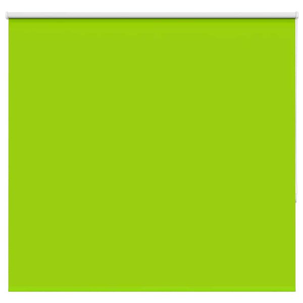 vidaXL Roller Blind Blackout Leaves Green 155x175 cm Fabric Width 151.6 cm Polyester