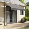 vidaXL Retractable Awning Anthracite 250x150 cm Fabric and Steel
