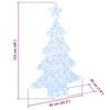 vidaXL Christmas Tree with 100 LEDs Cold white 122 cm Acrylic
