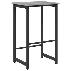 vidaXL Bar Stool Grey Sonoma 40 x 32 x 74 cm Engineered Wood