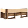 vidaXL Storage Headboard with Shelf Old Wood 75 cm Engineered Wood