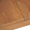 vidaXL Dining Table Solid Teak Wood with Natural Finish 140x70x76 cm