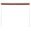 vidaXL Retractable Awning 350x150 cm Orange and Brown
