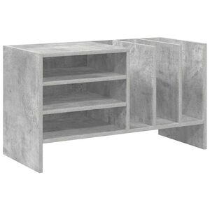 vidaXL Record Cabinet Concrete Grey 78.5 x 35 x 45 cm Engineered Wood