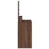 vidaXL Dressing Table Brown Oak 50 x 41 x 135 cm Engineered Wood