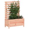 vidaXL Garden Planter with Rack 79x39.5x114 cm Solid Wood Douglas