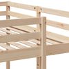 vidaXL Triple Bunk Bed Frame 160x200/80x160 cm Solid Wood Pine
