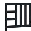 vidaXL Bed Headboard Black 96x4x100 cm Solid Wood Pine