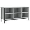vidaXL Shoe Cabinet Grey Sonoma 100x35x50 cm Engineered Wood