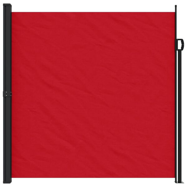 vidaXL Retractable Side Awning Red 200x600 cm