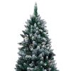 vidaXL Artificial Christmas Tree with 300 LEDs with Stand Green 180 cm