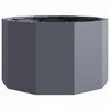 vidaXL Planter Anthracite 60 x 60 x 35 cm Steel