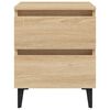 vidaXL Bed Cabinet Sonoma Oak 40x35x50 cm Engineered Wood