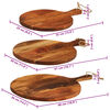 vidaXL Chopping Board 3pcs Solid Wood Acacia