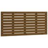 vidaXL Wall Headboard Honey Brown 146x3x63 cm Solid Wood Pine