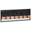 vidaXL Wall-mounted Coat Rack 90x11x30 cm Solid Wood Mango