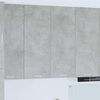 vidaXL Hanging Cabinet Concrete Grey 80 x 31 x 100 cm Engineered Wood