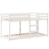 vidaXL Bunk Bed without Mattress White 90x190 cm Single Solid Wood Pine