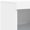 vidaXL Sideboard with LED Lights White 162x37x100 cm