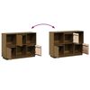 vidaXL Sideboard Honey Brown 110.5x35x80 cm Solid Wood Pine