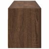 vidaXL Bathroom Wall Cabinet Brown Oak 100x25x30 cm Engineered Wood