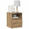 vidaXL Bedside Cabinet Artisan Oak 40x40x50 cm Engineered Wood