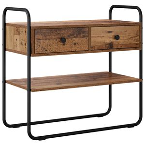 vidaXL Console Table Old Wood 80 x 40 x 75 cm Engineered Wood