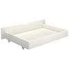 vidaXL Bed Frame without Mattress White Solid Pine Wood 180x200 cm Super King