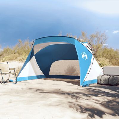 vidaXL Beach Tent Azure Blue 274x178x170/148 cm 185T Polyester