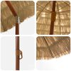 vidaXL Garden Parasol Natural 205 x 205 x 210 cm