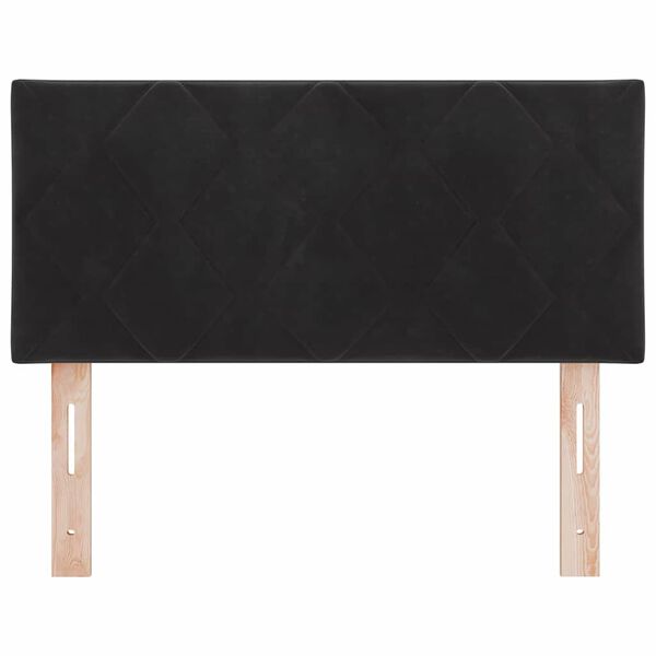 vidaXL Headboard Height Adjustable with Headboard Black 100 cm Velvet