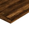 vidaXL Wall Shelves 4 pcs Smoked Oak 60x10x1.5 cm Engineered Wood
