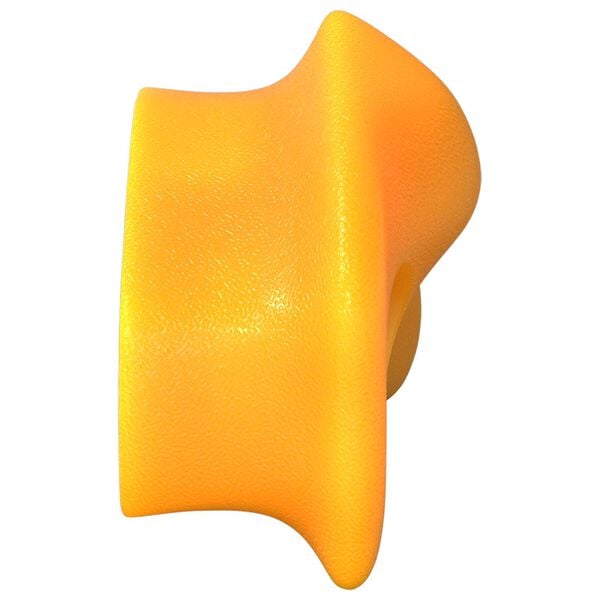 vidaXL Climbing Hold 2 pcs Yellow 100 x 67 x 43 mm PP