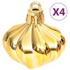 vidaXL 70 Piece Christmas Bauble Set Gold and Red
