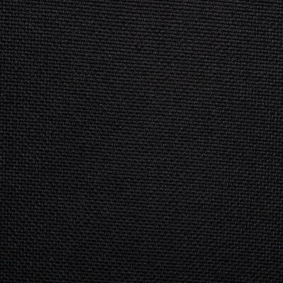 vidaXL Swivel Dining Chair Black Fabric