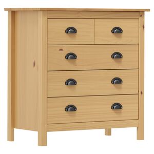 vidaXL Sideboard Hill 79x40x80 cm Solid Pine Wood