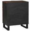 vidaXL Bedside Cabinet Walnut 50 x 33 x 60 cm Solid Acacia wood