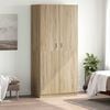 vidaXL Wardrobe Sonoma Oak 90x52x200 cm Engineered Wood