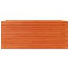 vidaXL Garden Planter Wax Brown 110x40x46 cm Solid Wood Pine