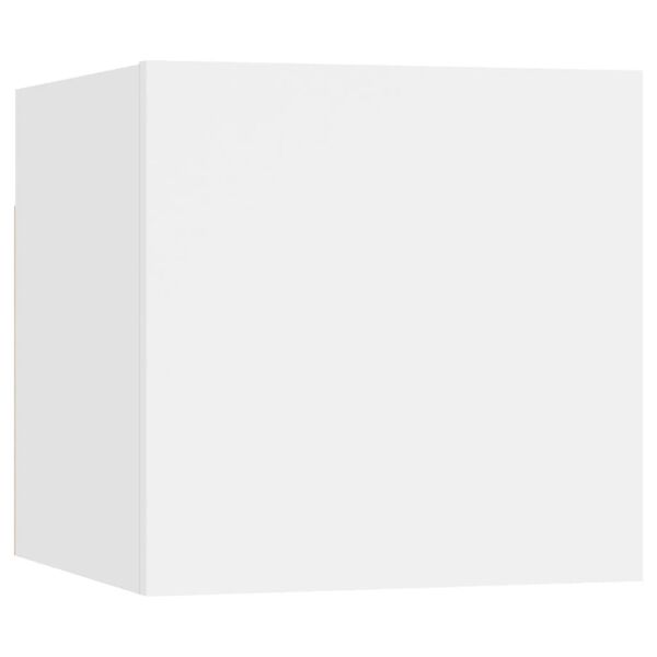 vidaXL 7 Piece TV Cabinet Set White Engineered Wood