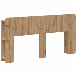 vidaXL Headboard Cabinet with Storage Artisan Oak Engineered Wood